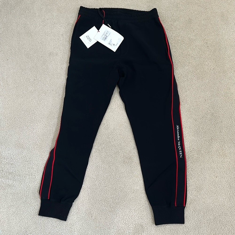 Men’s Alexander McQueen Logo Tape Joggers